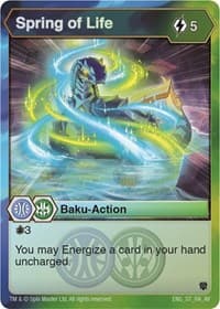 Spring of Life - Armored Elite - Bakugan TCG card