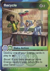Recycle - Armored Elite - Bakugan TCG card
