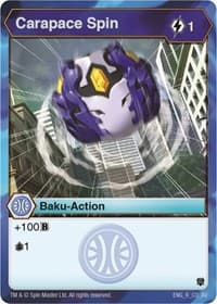 Carapace Spin - Armored Elite - Bakugan TCG card