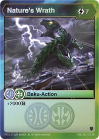 Nature's Wrath - Armored Elite - Bakugan TCG card