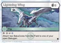 Lightning Wing - Armored Elite - Bakugan TCG card