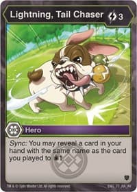 Lightning, Tail Chaser - Armored Elite - Bakugan TCG card