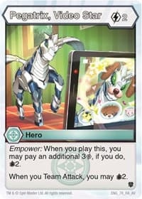 Pegatrix, Video Star - Armored Elite - Bakugan TCG card