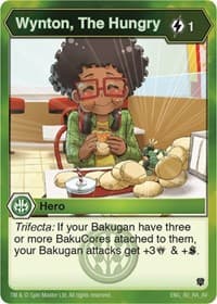 Wynton, The Hungry - Armored Elite - Bakugan TCG card