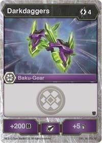 Darkdaggers - Armored Elite - Bakugan TCG card