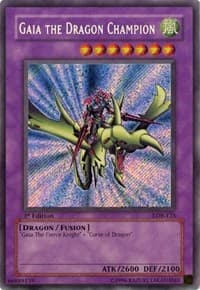 Gaia the Dragon Champion - The Legend of Blue Eyes White Dragon - YuGiOh card