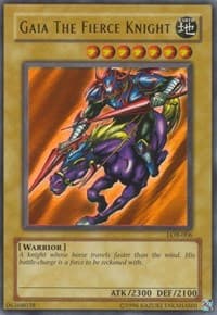 Gaia The Fierce Knight - The Legend of Blue Eyes White Dragon - YuGiOh card