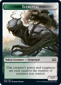 Elemental Token - Double Masters - Magic: The Gathering card