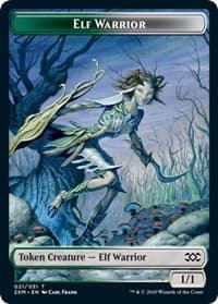 Elf Warrior Token - Double Masters - Magic: The Gathering card