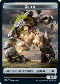 Golem Token - Double Masters - Magic: The Gathering card