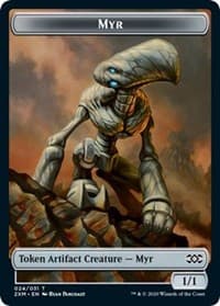 Myr (024) Token - Double Masters - Magic: The Gathering card