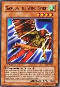Garuda the Wind Spirit - Labyrinth of Nightmare - YuGiOh card