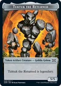 Tuktuk the Returned Token - Double Masters - Magic: The Gathering card