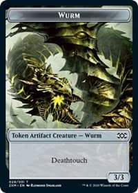 Wurm (029) Token - Double Masters - Magic: The Gathering card