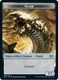 Wurm (030) Token - Double Masters - Magic: The Gathering card