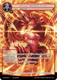 Sylvia's Burning Flame (Full Art) - Alice Origin IV: Prologue of Attoractia - Force of Will card
