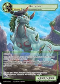 Behemoth (Full Art) - Alice Origin IV: Prologue of Attoractia - Force of Will card