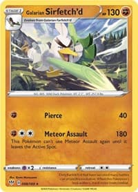 Galarian Sirfetch'd - 98/189 (Cracked Ice holo) - Deck Exclusives - Pokemon card