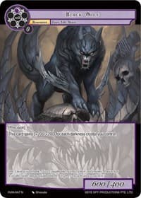 Black Wolf - Alice Origin IV: Prologue of Attoractia - Force of Will card