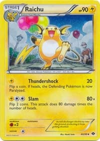 Raichu - 40/99 (Cosmos Holo) - Blister Exclusives - Pokemon card