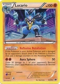 Lucario - 64/99 (Cosmos Holo) - Blister Exclusives - Pokemon card