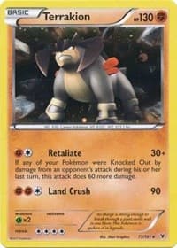 Terrakion - 73/101 (Cosmos Holo) - Blister Exclusives - Pokemon card