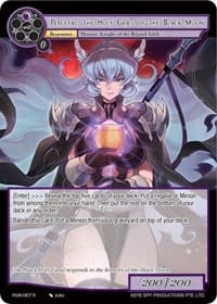 Perceval, the Holy Grail of the Black Moon - Alice Origin IV: Prologue of Attoractia - Force of Will card
