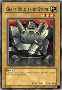 Giant Soldier of Stone - The Legend of Blue Eyes White Dragon - YuGiOh card