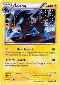 Luxray - 46/99 (Cracked Ice Holo) - Blister Exclusives - Pokemon card
