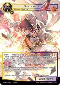 Nightmare Knight (Full Art) - Alice Origin IV: Prologue of Attoractia - Force of Will card