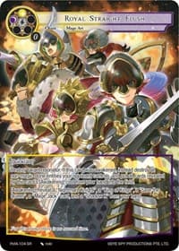 Royal Straight Flush (Full Art) - Alice Origin IV: Prologue of Attoractia - Force of Will card