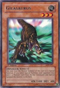 Gilasaurus - Labyrinth of Nightmare - YuGiOh card