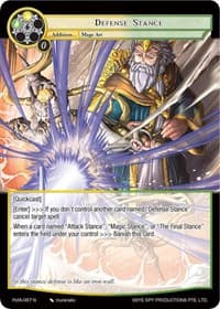 Defense Stance - Alice Origin IV: Prologue of Attoractia - Force of Will card