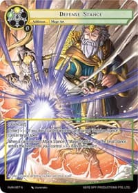 Defense Stance (Full Art) - Alice Origin IV: Prologue of Attoractia - Force of Will card