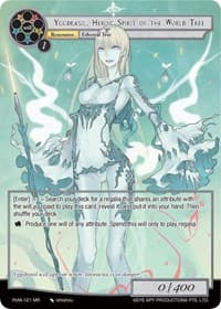 Yggdrasil, Heroic Spirit of the World Tree (Full Art) - Alice Origin IV: Prologue of Attoractia - Force of Will card