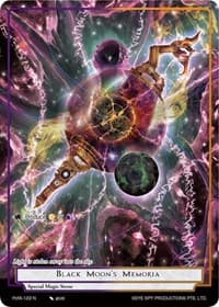 Black Moon's Memoria (Full Art) - Alice Origin IV: Prologue of Attoractia - Force of Will card