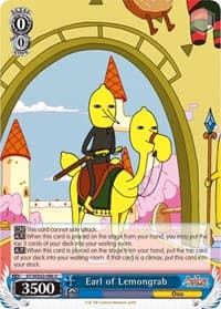 Earl of Lemongrab - Adventure Time - Weiss Schwarz card