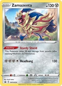 Zamazenta - SWSH034 - SWSH: Sword & Shield Promo Cards - Pokemon card