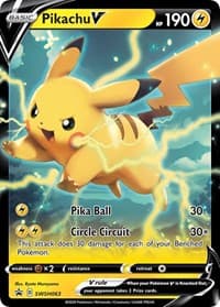Pikachu V - SWSH063 - SWSH: Sword & Shield Promo Cards - Pokemon card