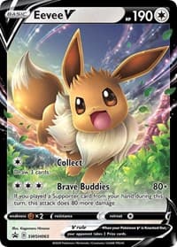 Eevee V - SWSH065 - SWSH: Sword & Shield Promo Cards - Pokemon card