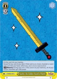 Scarlet, the Golden Sword of Battle - Adventure Time - Weiss Schwarz card