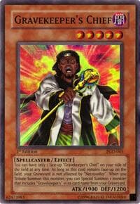 Gravekeeper's Chief - Pharaonic Guardian - YuGiOh card