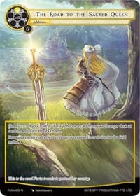 The Road to the Sacred Queen (Full Art) - Alice Origin IV: Prologue of Attoractia - Force of Will card