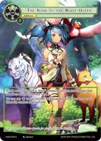 The Road to the Beast Queen (Full Art) - Alice Origin IV: Prologue of Attoractia - Force of Will card