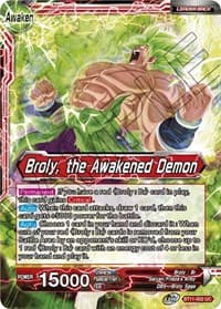 Broly // Broly, the Awakened Demon - Vermilion Bloodline - Dragon Ball Super: Masters card