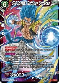 SSB Gogeta, Technique Unchained - Vermilion Bloodline - Dragon Ball Super: Masters card