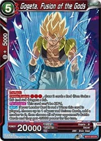 Gogeta, Fusion of the Gods - Vermilion Bloodline - Dragon Ball Super: Masters card