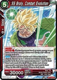 SS Broly, Combat Evolution - Vermilion Bloodline - Dragon Ball Super: Masters card