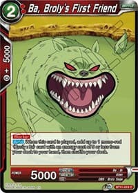 Ba, Broly's First Friend - Vermilion Bloodline - Dragon Ball Super: Masters card