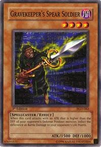 Gravekeeper's Spear Soldier - Pharaonic Guardian - YuGiOh card